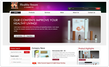 Healthy Smore  Website design case