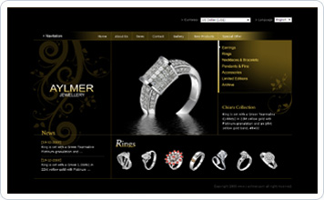 AYLMER JEWELLERY Website design case