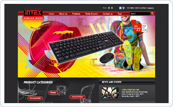 www.intexcn.net Website design case