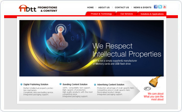 DTTPC Website design case