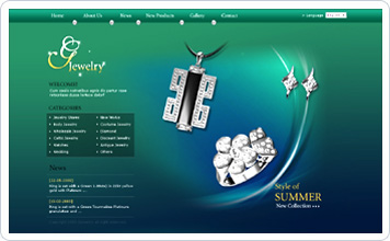 GJewelry Website design case