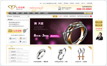 香港富鑫达珠宝有限公司七采金刚网站设计案例