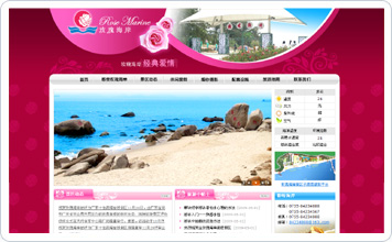 深圳玫瑰海岸 网站设计案例